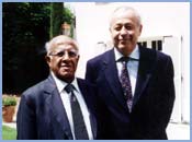 Alan Merieux, Chairman, bio-Merieux with A.H. Tobaccowala in Lyon.