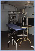 One of the three completely modernised surgical equipment and accessories with the Operation Table